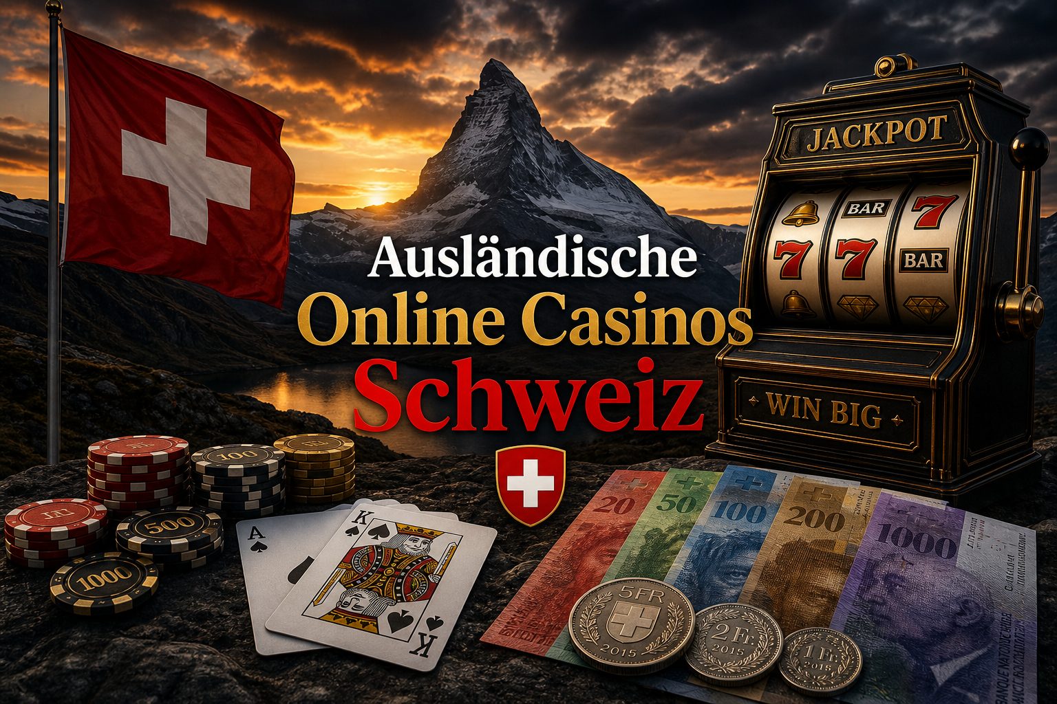 Casino en ligne international Suisse Banner